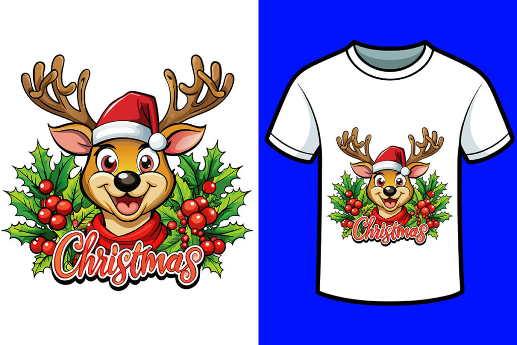 Top Christmas Transfers for Festive T-Shirt Designs